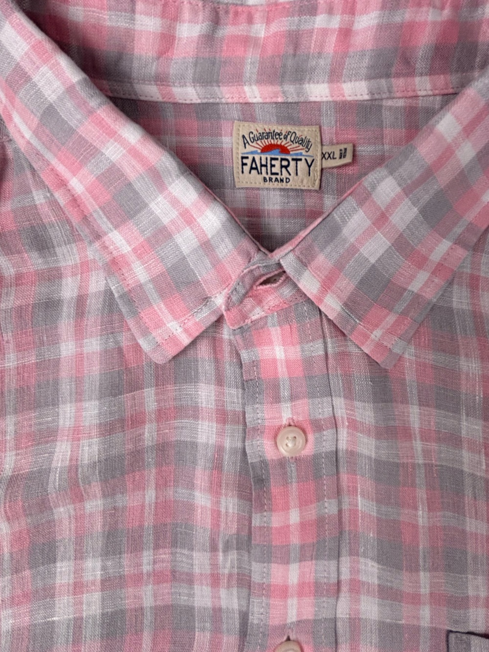 Faherty | 100% Linen Laguna Shirt | XXL | Like New!! - Picture 5 of 5